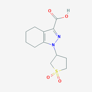 1-(1,1-dioxidotetrahydro-3-thienyl)-4,5,6,7-tetrahydro-1H-indazole-3-carboxylic acidͼƬ