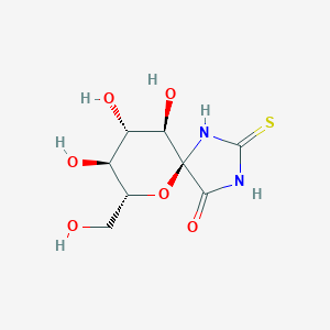 8,9,10-Trihydroxy-7-hydroxymethyl-2-thioxo-6-oxa-1,3-diaza-spiro[4,5]decan-4-oneͼƬ