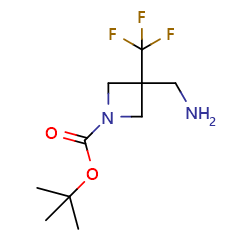 tert-butyl3-(aminomethyl)-3-(trifluoromethyl)azetidine-1-carboxylate图片