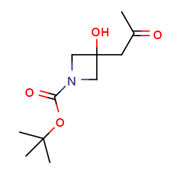 tert-butyl3-hydroxy-3-(2-oxopropyl)azetidine-1-carboxylate图片