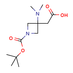 2-{1-[(tert-butoxy)carbonyl]-3-(dimethylamino)azetidin-3-yl}aceticacidͼƬ