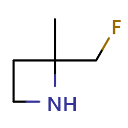 2-(fluoromethyl)-2-methylazetidine图片