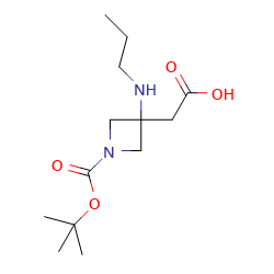 2-{1-[(tert-butoxy)carbonyl]-3-(propylamino)azetidin-3-yl}aceticacidͼƬ