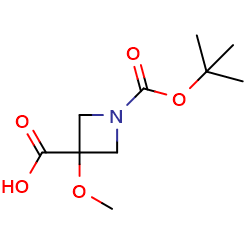 1-[(tert-butoxy)carbonyl]-3-methoxyazetidine-3-carboxylicacidͼƬ