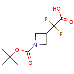 2-{1-[(tert-butoxy)carbonyl]azetidin-3-yl}-2,2-difluoroaceticacidͼƬ