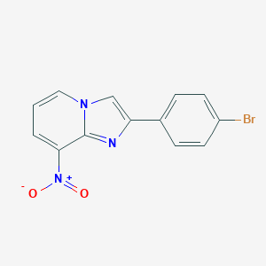 2-(4-Bromophenyl)-8-nitroimidazo[1,2-a]pyridine图片