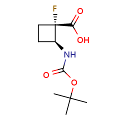trans-2-{[(tert-butoxy)carbonyl]amino}-1-fluorocyclobutane-1-carboxylicacidͼƬ