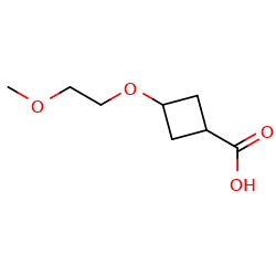 3-(2-methoxyethoxy)cyclobutane-1-carboxylicacidͼƬ