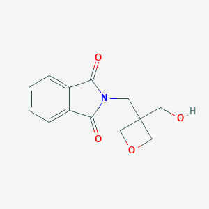 2-{[3-(Hydroxymethyl)oxetan-3-yl]methyl}isoindole-1,3-dioneͼƬ