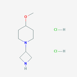 1-(azetidin-3-yl)-4-methoxypiperidine dihydrochlorideͼƬ