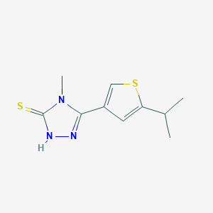 5-(5-Isopropyl-3-thienyl)-4-methyl-4H-1,2,4-triazole-3-thiolͼƬ