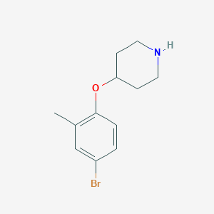 4-(4-Bromo-2-methylphenoxy)piperidineͼƬ