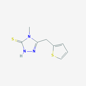 4-methyl-5-(thien-2-ylmethyl)-4H-1,2,4-triazole-3-thiolͼƬ