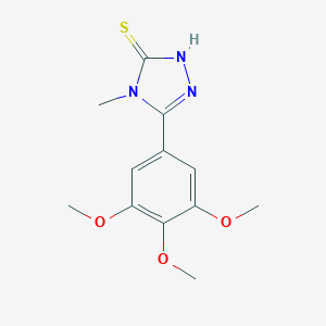 4-Methyl-5-(3,4,5-trimethoxyphenyl)-4H-1,2,4-triazole-3-thiolͼƬ