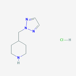 4-((2H-1,2,3-triazol-2-yl)methyl)piperidine hydrochlorideͼƬ