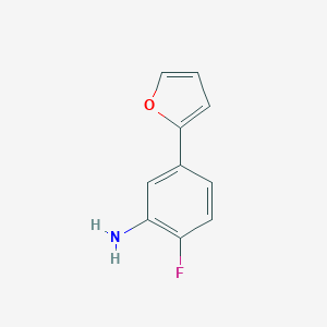 2-fluoro-5-(furan-2-yl)anilineͼƬ