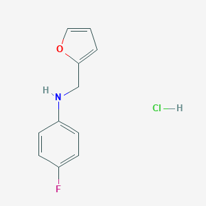 4-Fluoro-N-(furan-2-ylmethyl)aniline HydrochlorideͼƬ