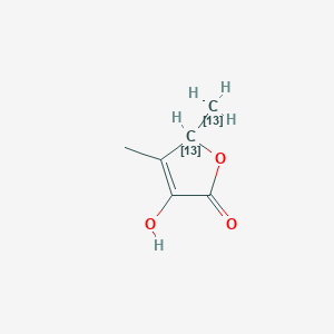 4,5-Dimethyl-3-hydroxy-2(5H)-furanone-13C2ͼƬ