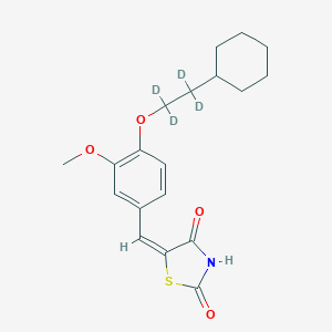 5-[[4-(2-Cyclohexylethoxy)-3-methoxyphenyl]methylene]-2,4-thiazolidinedione-d4ͼƬ