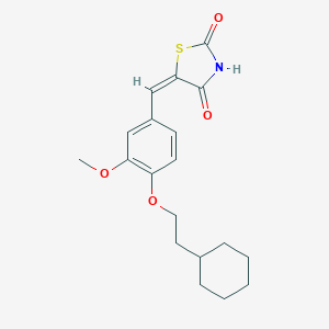 5-[[4-(2-Cyclohexylethoxy)-3-methoxyphenyl]methylene]-2,4-thiazolidinedioneͼƬ