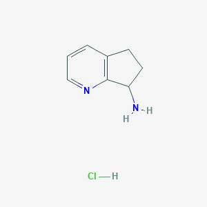 6,7-二氢-5H-环戊二烯并[b]吡啶-7-基胺盐酸盐图片