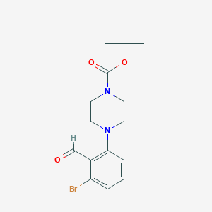 2-Bromo-6-(4-BOC-piperazino)benzaldehydeͼƬ