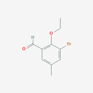 3-Bromo-2-ethoxy-5-methylbenzaldehydeͼƬ