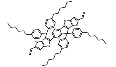 6,6,12,12-四(4-己基苯基)-6,12-二氢二噻吩并[2,3-d:2',3'-d']-s-苯并二茚并[1,2-B:5,6-b']二噻吩-2,8-二甲醛图片