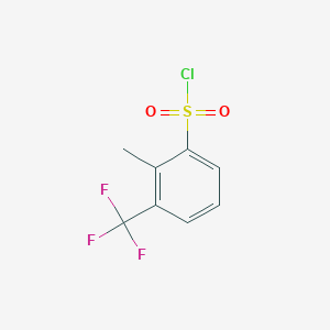 2-Methyl-3-(trifluoromethyl)benzenesulfonyl chlorideͼƬ