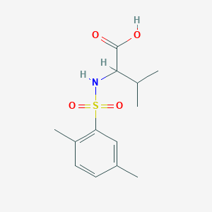 N-(2,5-二甲基苯基磺酰基)-DL-缬氨酸图片