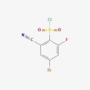 4-Bromo-2-cyano-6-fluorobenzenesulfonyl chlorideͼƬ