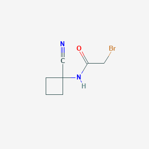 2-bromo-N-(1-cyanocyclobutyl)acetamideͼƬ