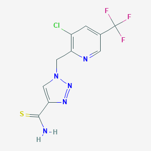 1-((3-Chloro-5-(trifluoromethyl)pyridin-2-yl)methyl)-1H-1,2,3-triazole-4-carbothioamideͼƬ