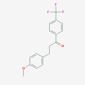 3-(4-Methoxyphenyl)-4'-trifluoromethylpropiophenoneͼƬ