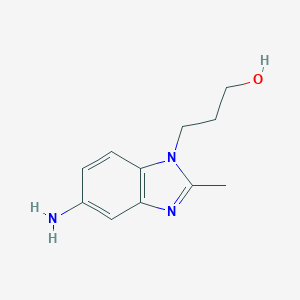 3-(5-amino-2-methyl-1H-1,3-benzodiazol-1-yl)propan-1-olͼƬ