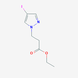 Ethyl 3-(4-iodopyrazol-1-yl)propanoateͼƬ