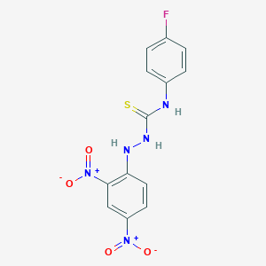 2-(2,4-Dinitrophenyl)-N-(4-fluorophenyl)hydrazinecarbothioamide图片