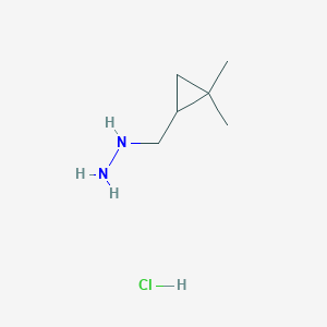 [(2,2-dimethylcyclopropyl)methyl]hydrazine hydrochlorideͼƬ