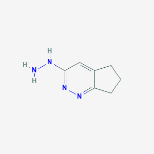 5H,6H,7H-Cyclopenta[c]pyridazin-3-ylhydrazine图片