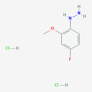 (4-Fluoro-2-methoxyphenyl)hydrazine DihydrochlorideͼƬ