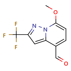 7-methoxy-2-(trifluoromethyl)pyrazolo[1,5-a]pyridine-4-carbaldehydeͼƬ