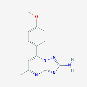 7-(4-Methoxy-phenyl)-5-methyl-[1,2,4]triazolo[1,5-a]pyrimidin-2-ylamineͼƬ