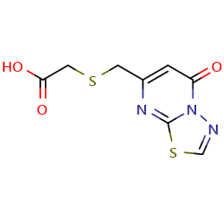 2-[({5-oxo-5H-[1,3,4]thiadiazolo[3,2-a]pyrimidin-7-yl}methyl)sulfanyl]aceticacidͼƬ