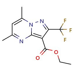 ethyl5,7-dimethyl-2-(trifluoromethyl)pyrazolo[1,5-a]pyrimidine-3-carboxylateͼƬ