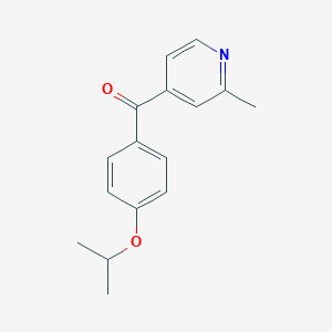 4-(4-Isopropoxybenzoyl)-2-methylpyridineͼƬ