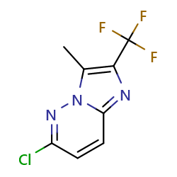 6-chloro-3-methyl-2-(trifluoromethyl)imidazo[1,2-b]pyridazine图片