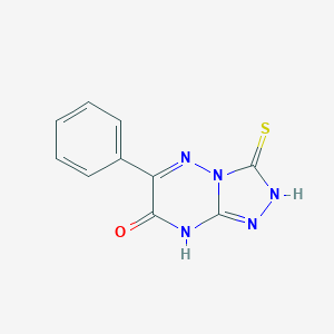 6-phenyl-3-sulfanyl-7H,8H-[1,2,4]triazolo[4,3-b][1,2,4]triazin-7-oneͼƬ