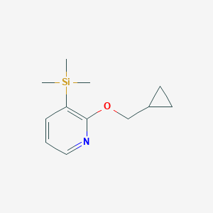 2-Cyclopropylmethoxy-3-trimethylsilanyl-pyridine图片