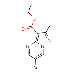 ethyl6-bromo-2-methylpyrazolo[1,5-a]pyrimidine-3-carboxylateͼƬ