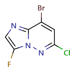 8-bromo-6-chloro-3-fluoroimidazo[1,2-b]pyridazineͼƬ